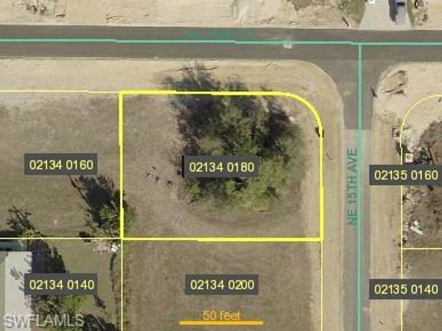 DISCOUNTED BEAUTIFUL CORNER LOT WITH ALL CITY UTILITIES!!!  Discover this spacious vacant lot located in the rapidly developing northeast corridor of Cape Coral. The property offers ample space for a single-family residence. Just minutes from shopping, dining, schools, and parks, it’s the perfect canvas for your Florida dream home. Whether you're a builder, investor, or future homeowner, this parcel is a smart buy in an up-and-coming area.