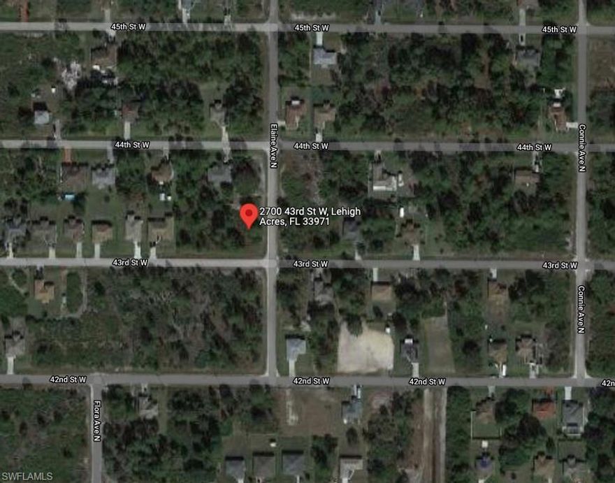 Perfect, affordable, 1/4 acre homesite nestled in Lehigh Acres, which is one of the fastest growing areas of SWFL and offers all of the conveniences of life while being a short drive from Fort Myers and giving you a easy access to the East Coast. Located near lots of amenities such as grocery stores, schools, shopping, and parks. Whether you have plans to build your dream home or hold as investment, you've found the right lot for you!