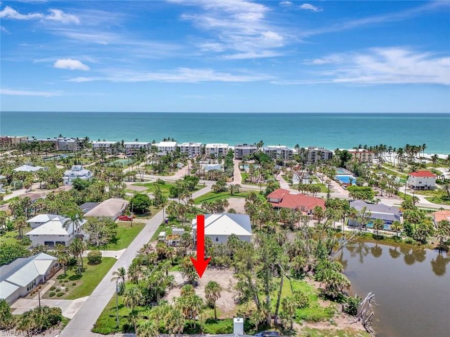 Offering the perfect located lot to build the perfect Sanibel home. This lot borders beautiful Palm Lake, it only 2 lots from West Gulf Drive and a 2minute walk to the beach via your deeded beach access. The Palm Lake community is situated just off of West Gulf Drive in Sanibel's peaceful West End. The lothas recently been cleared of a former cottage. The trees and other vegetation remain. The lot is 100' across the front and back and 155' deep-plenty of buildablespace for a new Sanibel home. This buildable vacant property has all the components to provide the new owner with the best of Sanibel. It's all about location!
