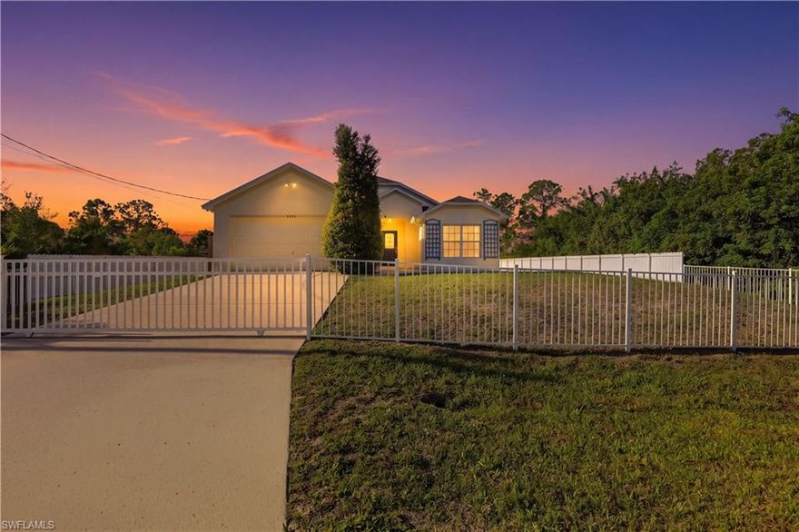 AVAILABLE NOW! LEASE with option to BUY! WHAT'S SPECIAL high powered solar, air conditioned garage, Fully Fenced Home, Deck Gazebo, EV (Electric Vehicle) car charger, NO electric COST for standard family use only. Step into comfort and space in this beautifully maintained, 3 Bedroom, 2 Bath home with a 2 Car Garage, built in 2006 and designed for easy Florida living. From the moment you walk in, you’ll notice the bright, open layout with spacious living areas and generously sized bedrooms that offer plenty of room to relax and unwind.

The kitchen is the heart of the home, featuring stainless steel appliances, a convenient island perfect for cooking or entertaining and ample cabinet space. The living area flows seamlessly, creating a warm and inviting atmosphere ideal for both everyday living and hosting guests.

The primary suite offers a large walk in closet and a spacious bathroom complete with both a soaking tub and separate shower. Secondary bedrooms are equally well sized, providing flexibility for family, guests, or a home office.

Enjoy added comfort with central A/C and heating, ceiling fans throughout, and impact rated windows for peace of mind. The home also features a mix of tile and carpet flooring, creating a cozy yet functional environment.

Step outside to your fully fenced backyard oasis, complete with a gazebo perfect for relaxing evenings, weekend gatherings, or simply enjoying the Florida lifestyle with added privacy. Backyard also offers plenty of space for garden use.

Additional highlights include no water bill (well system)

Pet friendly (with approval), this home offers both comfort and flexibility for you, family and your furry companions.

Have you been dreaming of becoming a homeowner? This property also offers a lease with option to purchase, giving you the opportunity to rent now and potentially own in the future. Flexible terms available.

This is more than just a rental it’s a place to truly feel at home and grow into ownership. Schedule your showing today!