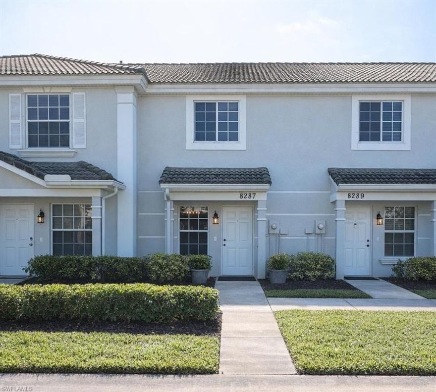 Welcome to Cypress Landing a sought-after gated community where privacy, comfort, and lifestyle come together. This well-appointed 2-bedroom, 2.5-bath townhome offers the perfect blend of modern convenience and peaceful living. Both bedrooms enjoy their own personal baths, giving every occupant their own private retreat ideal for roommates, guests, or family members who value their own space. Brand-new, stainless appliances ready for your first home-cooked meal. The thoughtful layout keeps everyday living easy, with a half bath conveniently located on the main level. Parking spot directly in front of the unit and ample guest spots for lots of entertaining options. Outside your door, enjoy the best of community living: take a dip in the pool, watch the kids play at the community playground, or unwind on a stroll along the tree-lined sidewalks. The secure, gated entrance means peace of mind every time you come home. Whether you're a first-time buyer, downsizer, or savvy investor, this townhome checks every box. Located close to shopping, restaurants, entertainment, beaches, I-75, airport and so much more! Schedule your private tour today