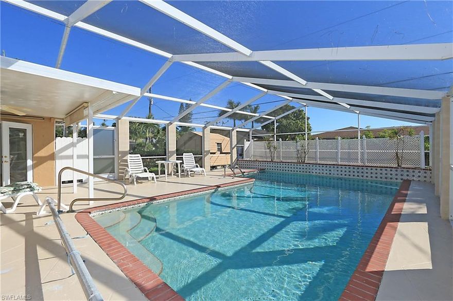 Location, location, location! South facing double lot in the 500 block! Enjoy the beautiful Florida sunshine from the large screened in pool deck. This 3 bedroom 2 bath , 2 car garage home is close to everything! The white sandy beaches of Vanderbilt Beach and Wiggins State Park, Mercato’s dining and entertainment, The Pavilion with dining, movie theater, and LA fitness, Publix, Trader Joe’s, and Whole Foods. Lushly landscaped. Kitchen was recently updated and crown molding throughout. Call today for a showing!