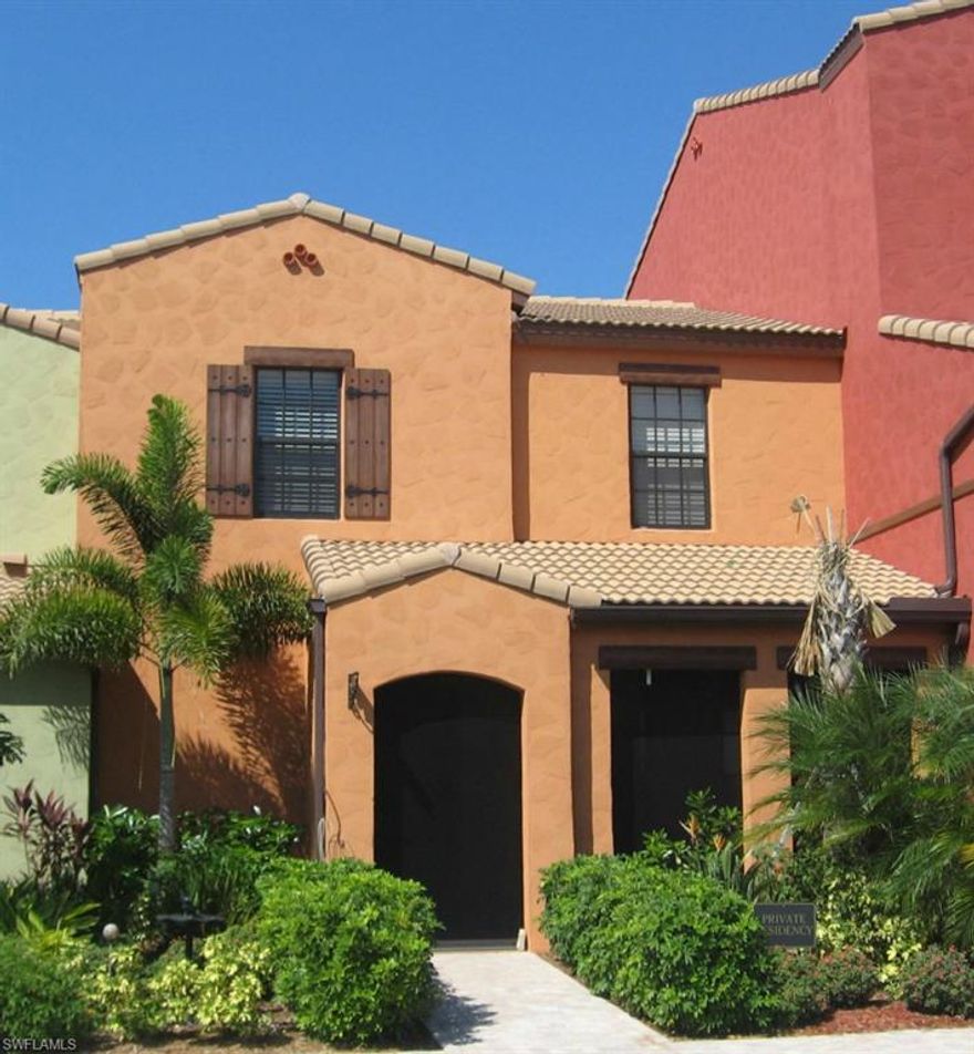 NEW CONSTRUCTION.  BUILDER SPEC!  MOVE-IN READY!  SPECIAL INVENTORY PRICING INCLUDES ALL OPTIONS AND UPGRADES AT NO COST TO YOU!  This 2 story, 2 bedroom Santa Maria town home is located across the street from the main lake in Paseo.  The large front porch overlooks the main lake with a western exposure.  The first floor has a living/dining room with breakfast bar overlooking the kitchen and a powder room.  The large master bedroom and bath with walk in closet, work desk located in the hall overlooking the first floor, the guest bedroom and laundry room are on the second floor.