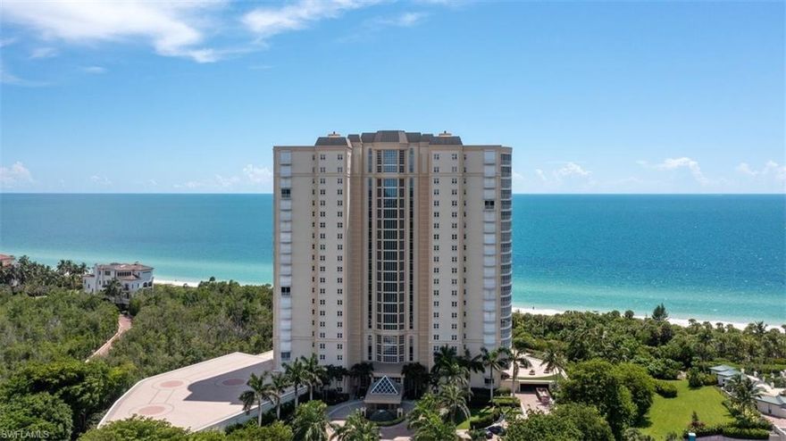 Contessa 801 is offered with sweeping unobstructed views as far as the eye can see to the West, South and East across the Gulf of Mexico, the Florida Mangroves, and Naples Coastline.  Rarely available, from the “01” Southern-most stack, this residence offers a  spacious floorplan encompassing 3,065 sq ft of under air living space and abundantly beautiful panoramic, majestic views. A large screened in Lanai and 2 open lanais give over 500 sq ft of inspiring outdoor living space. Upgraded Miele  and subzero appliances,  Brand new HVAC, plantation shutters throughout, electric storm shutters, spacious bedrooms, 2 parking spaces in the secured under building parking garage, air conditioned storage units, guest suites, available cabanas, and so much more..
The World Class amenities are abundant and start with the newly and beautifully renovated Contessa which  is the Southern-most high rise building in Bay Colony; gorgeous party room, gym, pool/spa, grilling area, to-beach boardwalk, 24 hour staffed front desk and full-time manager, and much more. Bay Colony offers exclusive access to a private beach club and tennis club which is nearby, as well as the Pelican Bay amenities which offer 3 oceanfront  dining clubs, the Pelican Bay Fitness and wellness club, optional membership to available Golf courses, miles of beaches, nature and bike trails, and much more.