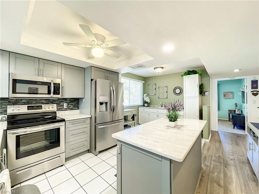 SELLER HAS MOVED - SAYS BRING ALL OFFERS NOW!  Significantly UNDER Market - The Last 3 Bdrm Closed at $529K on 3/9/23. This Beautifully Remodeled 3 Bedroom, 2nd floor end unit is in the coveted Bay Forest community nestled West of Hwy 41!   

It features a sleek & modern design with beautiful granite countertops, soft-close drawers & new stainless appliances. The wood floors, tiled kitchen & baths provide an upscale feel. The Primary bath has a beautiful granite double-sink & a gorgeous shower remodel. 

When you're ready to unwind, the screened lanai offers a peaceful outdoor retreat & only steps to the community pool. Enjoy peace of mind with Electric Storm Shutters when you are away. 

But that's not all - Bay Forest is an active community with endless amenities to entertain you, including 2.5 miles of walking & bike paths, tennis, Pickleball, bocce, a fitness center & multiple community pools. Enjoy community social activities like Sunset Socials, Art Shows, Cookouts, Yoga &  Book Groups. 

If you're not ready to move in just yet, no problem - you can rent this unit up to 3x per year. Schedule your viewing today to make your 2nd home or investment dreams a reality!