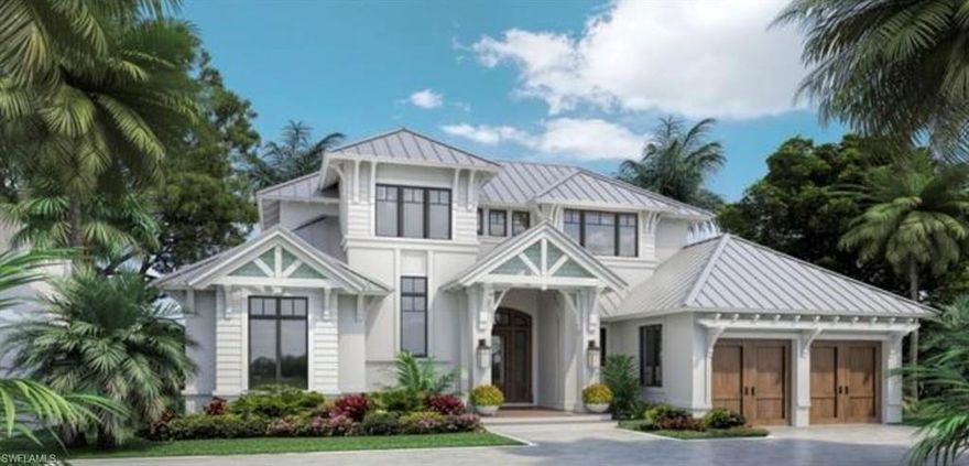 Build your dream home in Royal Harbor on a fabulous western exposure canal-front lot. This lot is surrounded by new construction on both sides and across the street. The canal offers direct access to the gulf. Minutes from downtown Fifth Avenue South and Third Street restaurants. Enjoy Naples pristine white sandy beaches and magnificent sunsets, golfing, boating and biking. The lot has been cleared, fill has been brought in and there is a new seawall. Survey is available as well as three different preliminary MHK plans available ranging from four to five bedrooms, 4,200 to 4,500 square feet and two-, three- or four-car garage renderings. Preliminary dock plans are also available.