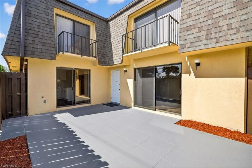 Welcome to this beautifully renovated Parkwoods Townhome Community 2-bedroom, 2-bath townhome offering approximately 1,300 sq ft of stylish and comfortable living space in the heart of Fort Myers.
This move-in-ready home features a completely updated kitchen with brand new cabinets, granite countertops, and never-used appliances, including refrigerator, stove, dishwasher, and garbage disposal. Fresh paint and new flooring throughout create a clean, modern feel throughout.
The spacious primary bedroom includes an oversized wall-to-wall closet, while both bathrooms have been fully upgraded with two brand new walk-in showers offering a sleek and modern design.
Enjoy oversized living areas and abundant natural light, along with updated light fixtures throughout. Step outside to your own private fenced 16’ x 23’ courtyard, perfect for entertaining or relaxing, with sliding glass doors from both the living room and kitchen.
Additional features include a full-size washer and dryer, plus assigned parking for two vehicles just steps from the front door.
Residents also enjoy access to a community swimming pool available year-round.
