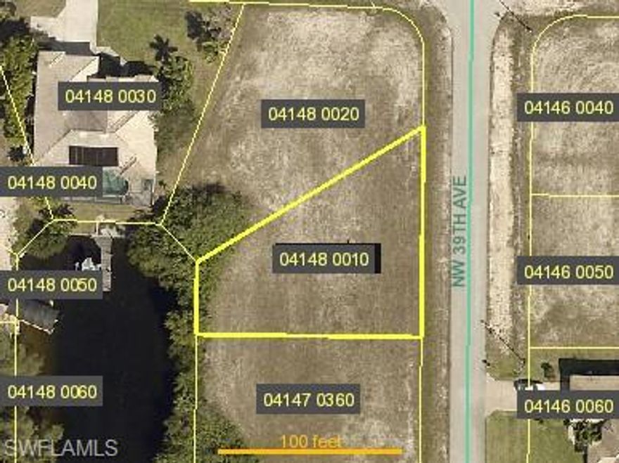 Nice gulf access lot close by Burnt Store Rd. This is perfect lot for building your next dream home.