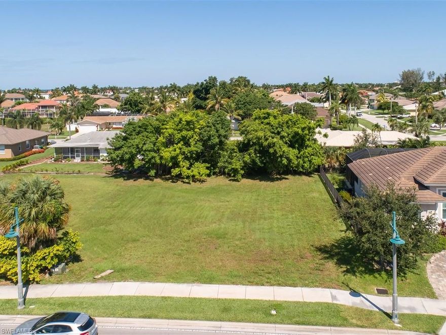 Chance to build your home in paradise! Western exposure on this .2 acre lot that is just waiting for you to build your dream home. Property is cleared and ready to build. Located in the heart of Marco Island. The lot next door, 458 N Collier Blvd is available for purchase also.