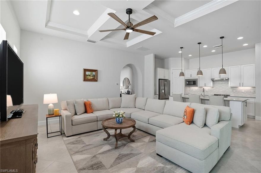 Discover timeless elegance in this meticulously maintained Summerwood model, perfectly positioned on a quiet street backed to lush preserve in one of Fort Myers’ most sought-after communities. *Luxury Living in Somerset at The Plantation.* Designed for both everyday comfort and effortless entertaining, this residence embodies the best of luxury indoor-outdoor living. From the moment you arrive, the custom front entry and professionally landscaped grounds set the stage for sophistication. Inside, refined finishes abound in this bright open floor plan that flows seamlessly to your outdoor retreat. At the heart of the home, ZERO-CORNER sliding glass doors erase boundaries, unveiling a private lanai with sparkling pool, wrapped with preserve. With western exposure, evenings are drenched in golden sunsets, while mornings can be enjoyed from your welcoming front porch with this wonderful Southwest Florida Lifestyle home. Just a few miles from RSW Airport, minutes from Gulf beaches, premier shopping, dining, and Spring Training fields for the Boston Red Sox & Minnesota Twins, this location is second to none. **HOA includes complete lawn and landscape care, irrigation, pest control, cable and wifi.