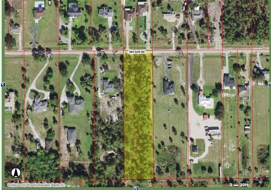 Build your dream home in the coveted Golden Gate Estates community. Parcel is 2.27 acres of vacant land. Street is lined with single family homes, valued well over $500,000, on either side of property and on street. Some probate proceedings may be necessary. Seller motivated and open to offers. Property/Lot has not been assigned a street number by the Collier County Appraisers office. The address listed is a guide.