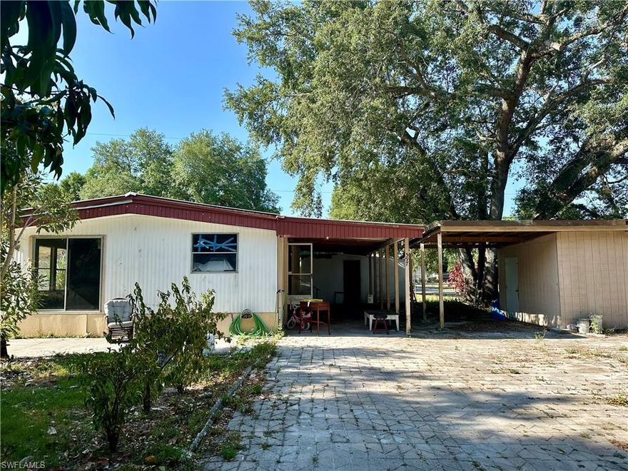 Welcome to what could be your cozy retreat in the heart of LaBelle, Florida! this charming manufactured home boasts two bedrooms, two baths, and a spacious yard for pets or kids. Nestled conveniently near local amenities including stores and parks, this home offers both comfort and convenience. Don't miss out!