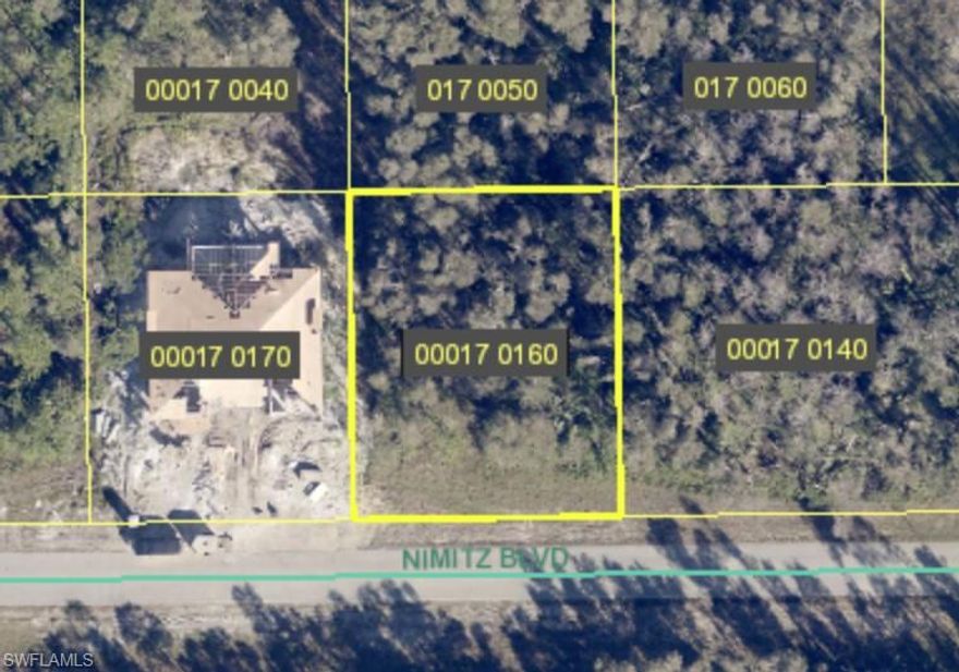 Wonderful future homesite on "high and dry" duplex lot and ready to build! Check out this lot available in Lehigh Acres, FL. AGENTS, PLEASE READ THE CONFIDENTIAL REMARKS.