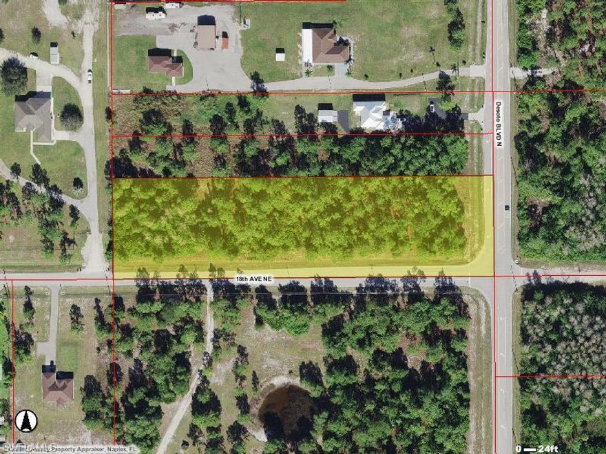 NICE CORNER LOT   2.81 ACRES  NO DEP  LOT LOOKS GOOD