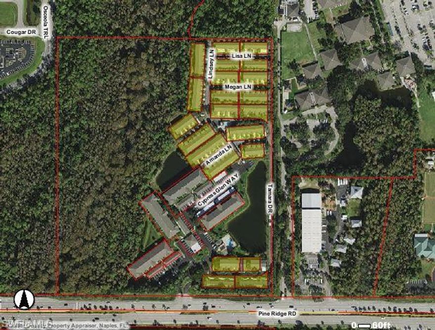 Beautiful 2 Story Town home with 1 Car Garage in centrally located community of Cypress Glen Village in Heart of Naples. Views of the lake from the back porch and 2nd Floor Master bedroom.