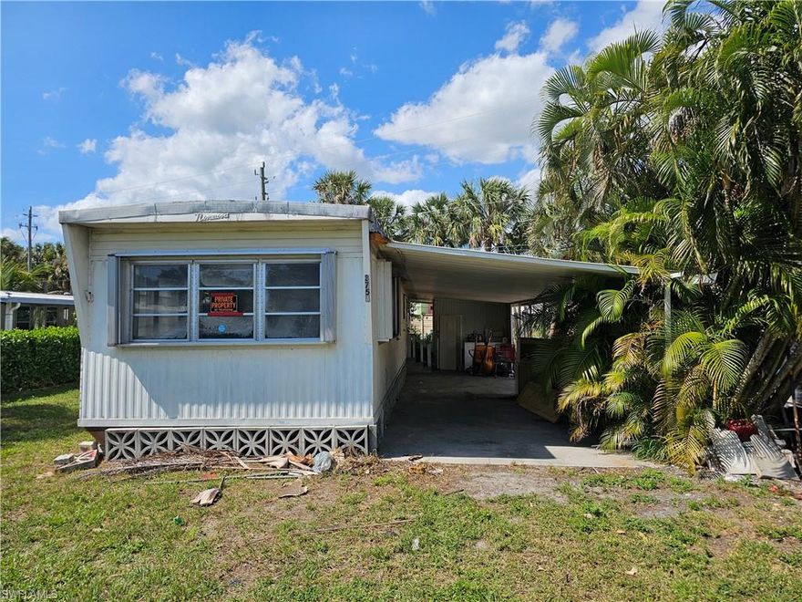 This home was damaged by Hurricane Ian and will need to be completely remodeled or removed. Please note: this property is being sold as land value only.