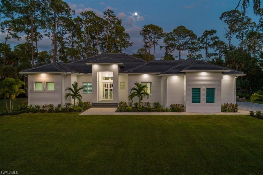 Discover the perfect combination of luxury living and strong investment potential with this stunning estate situated on 2.73 acres in Naples, just minutes from Collier Blvd and close to shopping, dining, and beautiful Gulf beaches.
This exceptional residence offers over 4,094 square feet under roof and is thoughtfully designed for both comfortable living and entertaining. The home features 4 spacious bedrooms, a dedicated office, and 4 modern bathrooms, each finished with stylish mirrors and integrated lighting that combine comfort with contemporary elegance.
The custom-designed kitchen showcases beautiful cabinetry and generous workspace, making it perfect for everyday living and hosting guests. Throughout the home, walk-in closets with built-in cabinetry provide ample storage and organization.
Built with quality and efficiency in mind, the property includes spray foam insulation, two AC units for optimal climate control, impact-resistant windows and doors, and a durable tile roof with stem wall construction, offering both durability and peace of mind.
The 3-car climatized garage adds exceptional versatility. Currently staged as a game and entertainment room, the space can easily serve as a garage, workshop, storage area, or additional recreational space depending on your needs.
The home also features an integrated Sonos audio system, allowing seamless sound throughout the main living and entertainment areas.
A whole-house reverse osmosis system ensures excellent water quality throughout the property, enhancing daily comfort.
Step outside and enjoy your own private outdoor retreat. The expansive outdoor area features a large pool and spa surrounded by a spacious deck, ideal for relaxing or entertaining. The covered lanai with summer kitchen is fully equipped for outdoor dining and gatherings, creating the perfect Florida lifestyle setting.
Offered fully furnished turnkey, this property is ready for immediate enjoyment. In addition to being a spectacular primary residence or vacation home, it also presents an excellent income-producing opportunity, with strong rental potential capable of generating over $120,000 annually.
Whether you are looking for a luxury private residence, vacation retreat, or high-performing investment property, this exceptional Naples estate offers the ideal blend of privacy, space, quality, and income potential.