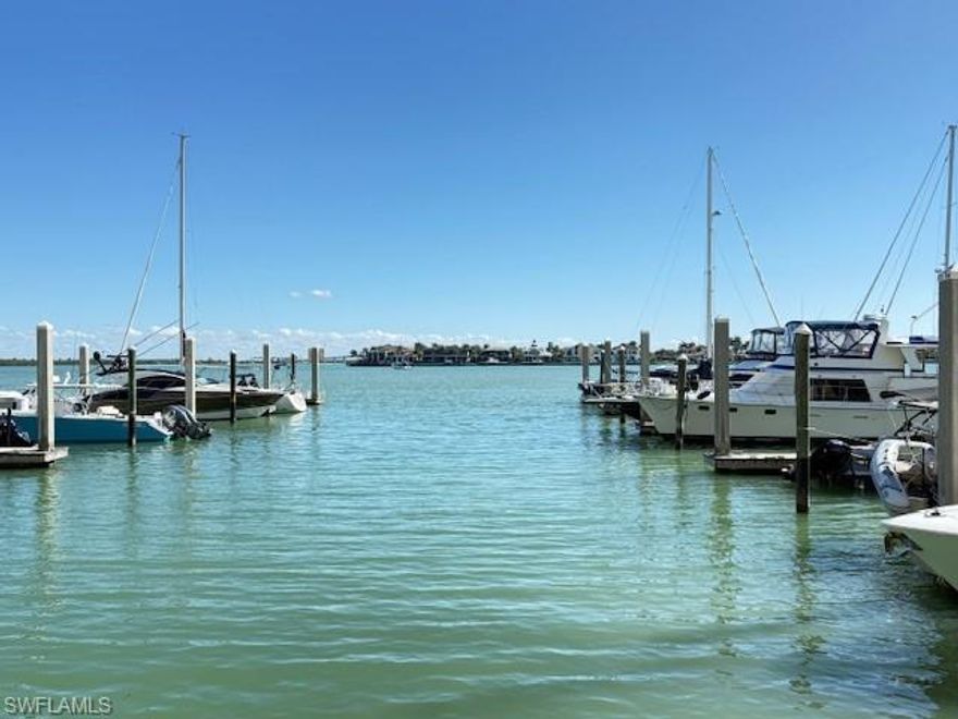 THIS SLIP ONLY - THERE IS NO CAPITAL CONTRIBUTION NOR 6%  FLORIDA LAND LEASE TRANSFER TAX. 47 x 19 Wet Slip in Marco Island with deep water (great for sailboats) and only minutes to the Gulf.  This slip at Marina at Factory Bay has the industry's best Bellingham concrete floating docks. Available pump-out service, water and electric is included. Amenities include a Captain's lounge, laundry, shower facilities, free WiFi, security cameras, ice and a full-time dockmaster. You can stay a total of 9 nights per month, no more than 4 consecutive days.  Leashed Pets are allowed. You can rent your slip out when not in use.