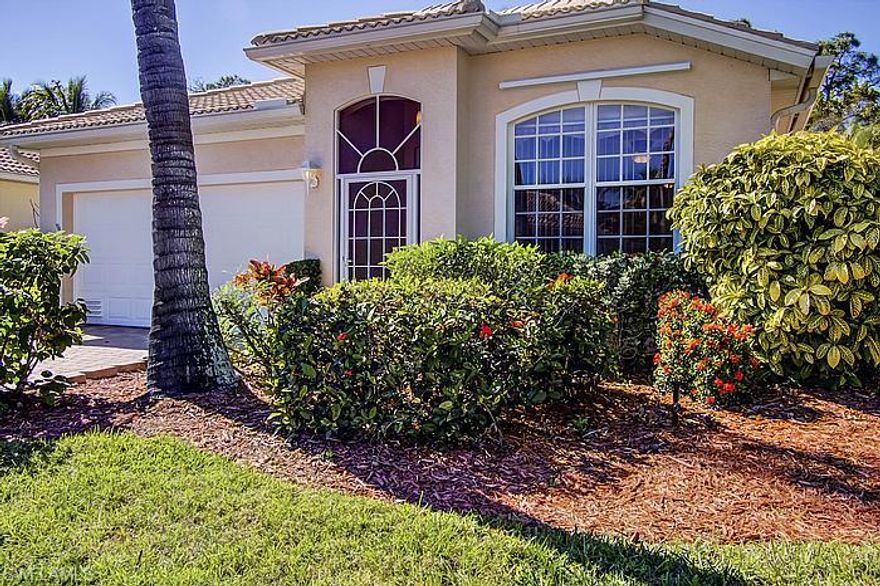 Here is your opportunity to buy a great vacation, retirement or starter home in wonderful community of Reflection Lakes in south Fort Myers... Close to beaches, shopping, entertainment, restaurants, schools, university, Twins & Red Sox Spring training complexes and more! Lee County Lakes Park is in your backyard... Lovely 3 bedrooms + den and 2 bathrooms with split floor plan and high ceilings throughout... Solid surface countertops, 42 inch cabinets & all kitchen appliances... You will love living in Reflection Lakes where you can enjoy the great Club House, Heated Resort Style Pool and kids pool, Fitness Center, Billiard Room, Hard tru Tennis Courts, Basketball, Beach Volleyball & Kids Playground. There is big hall for social gatherings, dances, dinner and card/poker room... All this for low HOA fees of just $199/month that includes lawn/landscaping care, basic cable, security & all recreational facilities... Home has handicap-access doors and bathrooms. Onsite HOA management office makes for easy living...