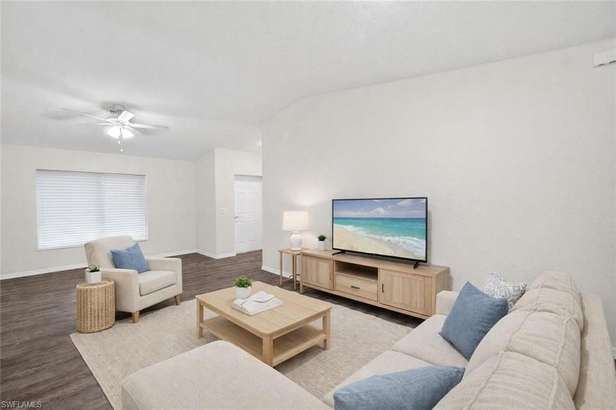 NEW CONSTRUCTION in LaBelle! Welcome to this beautiful single-family home featuring a modern open-concept layout, stylish finishes, washer/dryer and a bright contemporary kitchen with white cabinetry, granite countertops, and stainless steel appliances. The spacious backyard offers plenty of room to relax or entertain. Enjoy the peace of mind that comes with brand-new construction and low maintenance living. A fantastic opportunity to own a modern home in a growing area! Schedule your showing today, this home is move-in ready and easy to show!