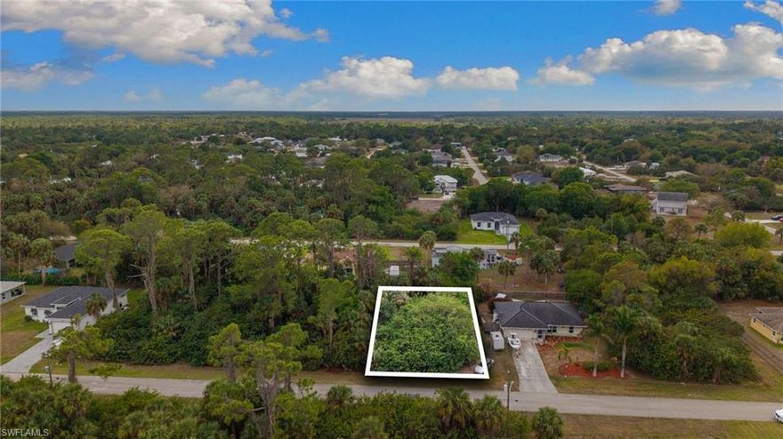 Vacant residential lot measuring 79 x 124 with 9,823 sq. ft. located in Lehigh Acres off Tallman Street. Ideal opportunity to build a new home or hold as an investment in an area of continued growth and development. Lot is not cleared.