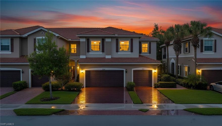 One or more photo(s) has been virtually staged, AI generated or rendered.  One or more photo(s) has been virtually staged, AI generated or rendered. AMAZING VALUE!! Welcome to 6510 Monterey Pointe #204, where effortless ownership meets an elevated, amenity-rich lifestyle in the heart of Marbella Lakes—one of Naples most centrally located and vibrant amenity rich gated communities. This rarely available second-floor corner “Napoli” coach home lives like a private residence, offering exceptional space, natural light, and a thoughtful split-bedroom design that ensures comfort and privacy for both owners and guests.  Recently painted in a crisp, contemporary palette and enhanced with designer lighting, the home feels bright, modern, and completely move-in ready. The warm wood tones of the beautifully appointed kitchen—featuring brand-new LG Studio appliance package (2025), expansive shaker-style cabinetry, built-in pantry, granite countertops and ceramic backsplash. There are multiple dining options: breakfast nook, breakfast bar, formal dining and outdoor dining. The flow is seamlessly open into the main living areas and out to the large screened lanai, where tranquil preserve create a peaceful private everyday retreat. With no carpet to maintain bedrooms and den have warm neutral vinyl flooring plus tiling throughout the main living space of the condo. The owner’s suite is appointed with 2 custom built-in California closet systems and a spa like en-suite bath with oversized vanities and separate walk-in shower with large soaking tub. 2 additional guest suites and you’re own den or office space complete the condo.  Mechanically you will have peace of mind with a newer HVAC system(2024), new washer and dryer (2025), storm shutters and a private two-car garage, every detail has been curated for ease, convenience, and peace of mind, allowing for truly carefree living. Just a short stroll away, the 8,000-square-foot lifestyle center becomes an extension of your home, offering a resort-style pool and spa, indoor basketball and pickleball courts, fitness center, and an active social calendar that fosters connection and community—all within the security of a 24-hour manned gate. Perfectly positioned just minutes from Naples renowned beaches, shopping, dining, and entertainment, this residence delivers an exceptional blend of luxury, value, and simplicity, making it an ideal full-time home or seasonal escape where everything is done and ready to be enjoyed from day one.  Secure your own slice of paradise today.