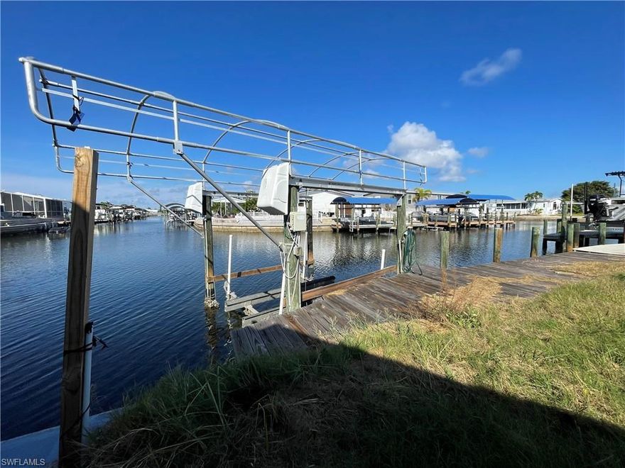 Waterfront Gulf Access Lot in Cherry Estates – Embrace the Island Life!

Build your island getaway or seasonal retreat on this beautiful waterfront lot located in the sought-after Cherry Estates community of Saint James City on Pine Island. Enjoy direct Gulf access right from your backyard — ideal for boating, fishing, and exploring the surrounding waters of Sanibel, Captiva, and the Gulf of Mexico.

This property offers a serene canal view, complete with a wooden dock and boat lift, making it ready for your next boating adventure. Experience the laid-back charm of Pine Island, where golf carts, palm trees, and sunset cruises are part of everyday life.

Whether you’re planning to place a new manufactured home or create a vacation retreat, this lot offers endless possibilities. Owner is open to private seller financing with acceptable offer and terms, providing a rare opportunity to own your piece of island paradise with flexible options.

Come see why Cherry Estates is one of the most desirable waterfront communities in Southwest Florida — a boater’s and angler’s dream!