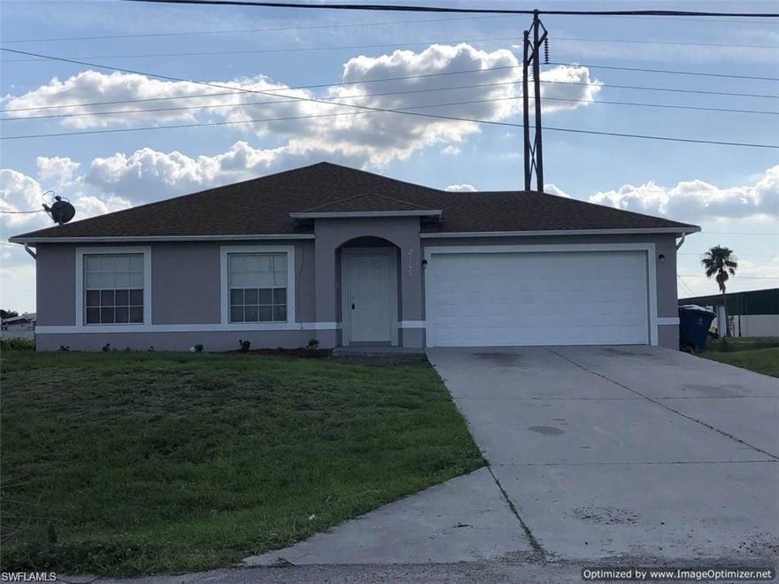 ORIGINAL BUYERS FINANCING FELL THRU-- INSPECTIONS COMPLETED, FHA APPRAISAL IN PLACE FOR $175,000!! NEED A NEW BUYER FAST!!!!  THIS IS A TRUE 4 BEDROOM HOME!!!! Just refurbished on the interior including NEW Kitchen Cabinets, NEW Granite Counters, Stainless Steel Appliances, New interior and exterior paint, BRAND NEW 2018 AC System, Water Heater replaced within past couple of years, New Bath Vanities, New Fixtures, New Ceiling Fans, New Window Coverings, ALL TILE FLOORS in Main Living Areas and NEW Carpet in Bedrooms. Home also features under truss Screened Lanai and 2 Car Garage. Great location close to SR 82 and Gunnery!!!!!! SEE ATTACHMENT FOR ALL RECENT RENOVATIONS TO THIS HOME!!!!!   SELLER IS MOTIVATED!!!!  Home right next door is identical floor plan with only a 1 car garage and not updated on the interior recently sold for $172,900.  This home is a DEAL at $175,000.  Previous Buyers loss can be your GAIN!!!!