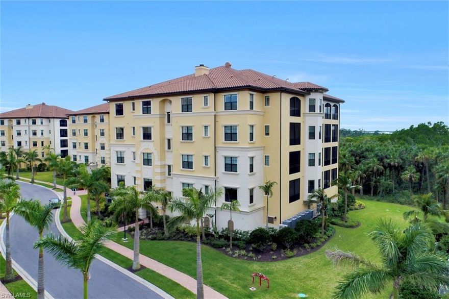 Cielo at The Colony Golf & Bay Club has been one of the most popular floor plans that WCI has ever built in any of its communities! This neighborhood of 12 luxury mid-rise condos with 2 condos per floor, has wrap around covered verandahs, walls of glass to allow the great Florida sunshine to brighten every room, volume ceilings, and rich custom details throughout. From your private elevator entry Foyer, to the spacious Great room allowing the panoramic views of the natural Florida preserve of Coconut Palms, Cabbage Palms and mangroves as part of your backdrop, to the exquisite Kitchen with granite counters and granite backsplash and the Dining area with built in buffet w/wine chiller, this home has it all. Best of all Natural Gas for range cook top, tankless Hot water heater and Dryer. 3 spacious bedroom suites plus a Den, offered Turnkey, makes this the perfect choice for your Florida home. The Colony Golf & Bay Club has a 34 acre Private Beach Island, 12 Lighted Tennis Courts, Full time tennis director, state of the art Fitness Center, Canoe & Kayak parks and 18 holes of Championship Golf with memberships available.