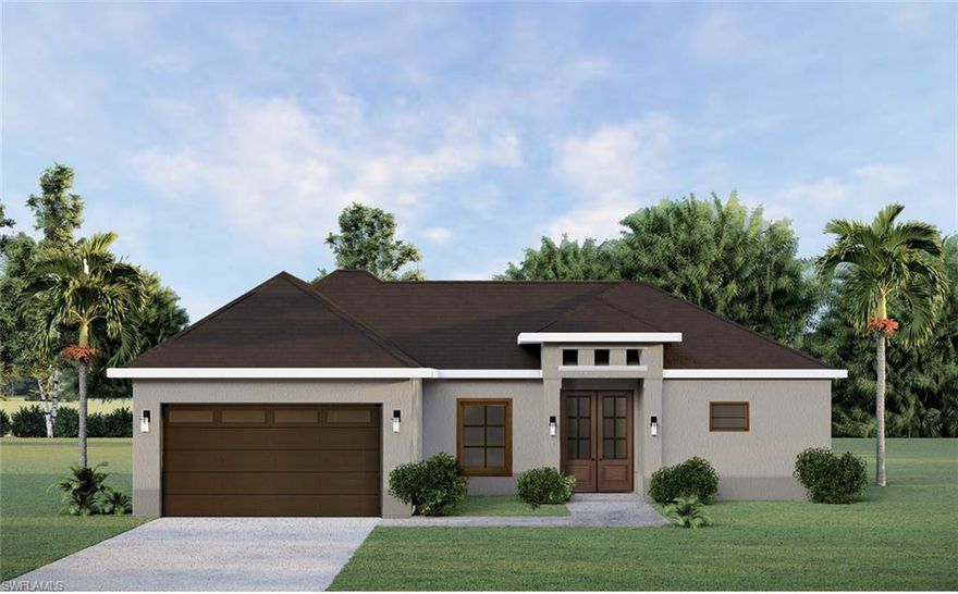 BEAUTIFUL ONE FLOOR HOME UNDER CONSTRUCTION.THIS HOUSE FEATURES: 3 BED, 2.5 BATH IN 1922SF ( 1469 UNDER AC). OPEN SPACE IN AND SPLIT PLAN, HIGH CEILING (9SF), GRANITE COUNTERTOPS, SS APLIANCES, IMPACT WINDOWS AND DOOR. DUAL SINGS AND WALKING CLOSETS IN MASTER ROOM. TWO ATTACHED PARKING SPACES. PLENTY OF SPACE FOR A POOL AND GREAT PATIO. DEVELOPMENT OF 24 HOMES WITH NO HOA IN A GREAT LOCATION NEAR ROUTE 82.