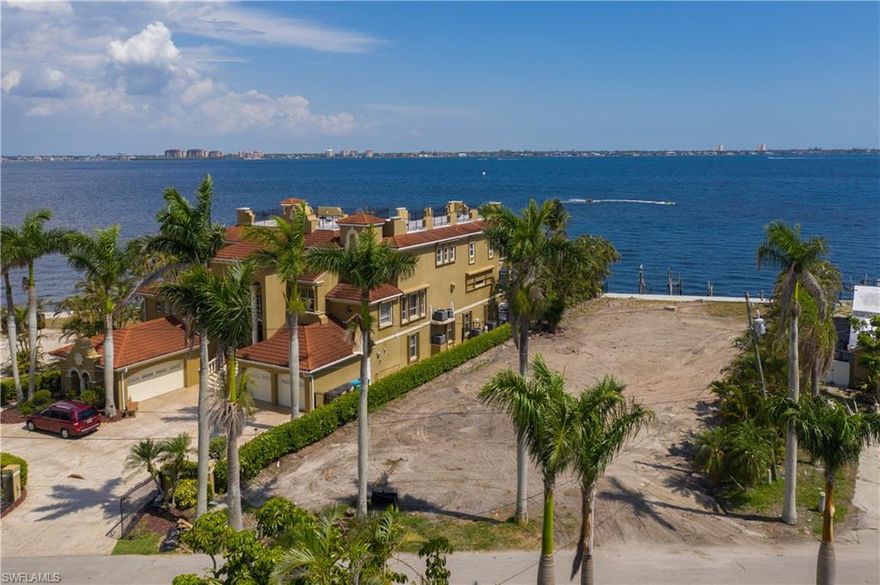 MOTIVATED SELLER!!! Price adjusted for cost of new seawall!! Build your Dream Home on this Unobstructed Southern Exposure Riverfront Lot!! Expansive views!!! Enjoy sunshine all day!!! Located at one of Cape Coral’s premier addresses, Bayshore Drive, lined with beautiful Royal Palms!! Swift access to the Gulf of Mexico, Intracoastal Waterway, Sanibel & Captiva Island.  A "Boater's Delight"!! And offers "The Florida Lifestyle" that you have been looking for!!  HURRY....call now for more details on this piece of Paradise!!!