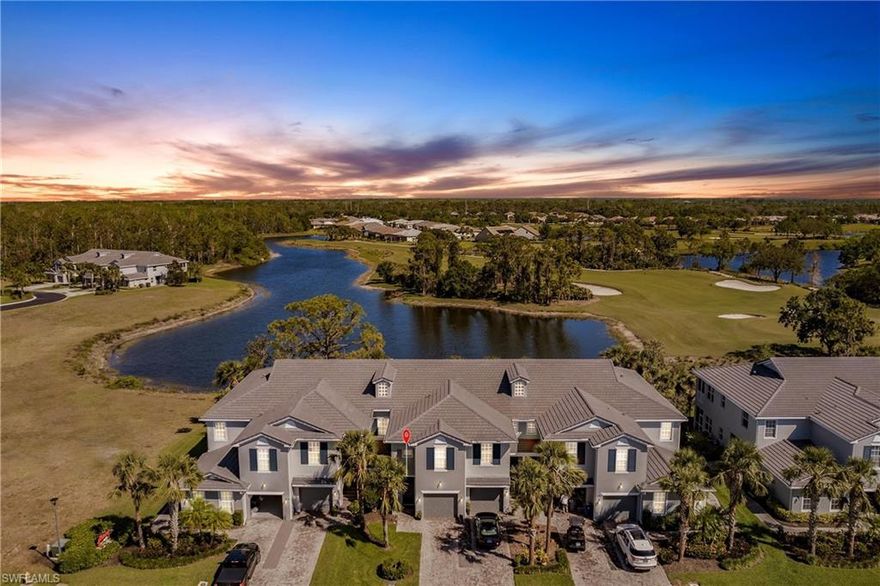 Discover comfortable Florida living in this charming first-floor condo at Ashton Oaks within the gated, resort-style River Hall Country Club. This 2-bedroom, 2-bathroom residence offers approximately 1,646 square feet of thoughtfully designed living space perfect for relaxation and entertaining.
Step inside to find a bright, open layout featuring tile and rich laminate flooring, ample natural light, and a functional split-bedroom floor plan that provides privacy for guests or family. The view of the lake and 17'th hole are the highlight of the property!
Additional conveniences include a single-car garage for added storage and protection, in-unit laundry, and low-maintenance condo living. The home boasts a NEW AC UNIT (2025), ensuring modern efficiency and cool comfort through the Florida seasons.
River Hall Country Club is a premier bundled golf community spanning over 1,500 acres, with more than half dedicated to lakes, preserves, and green spaces. Residents enjoy access to a championship golf course, clubhouse, dining, tennis, pickleball, fitness center, resort-style pool, and a vibrant social calendar—all just minutes from downtown Fort Myers, shopping, dining, and Southwest Florida's beautiful beaches.
Whether you're seeking a primary residence, seasonal escape, or investment opportunity in a sought-after golf community, this turnkey-ready condo at 16571 Goldenrod Lane #102 delivers exceptional value and lifestyle. Don't miss your chance at the best deal in River Hall CC! NO FLOOD INSURANCE IS REQURIED.