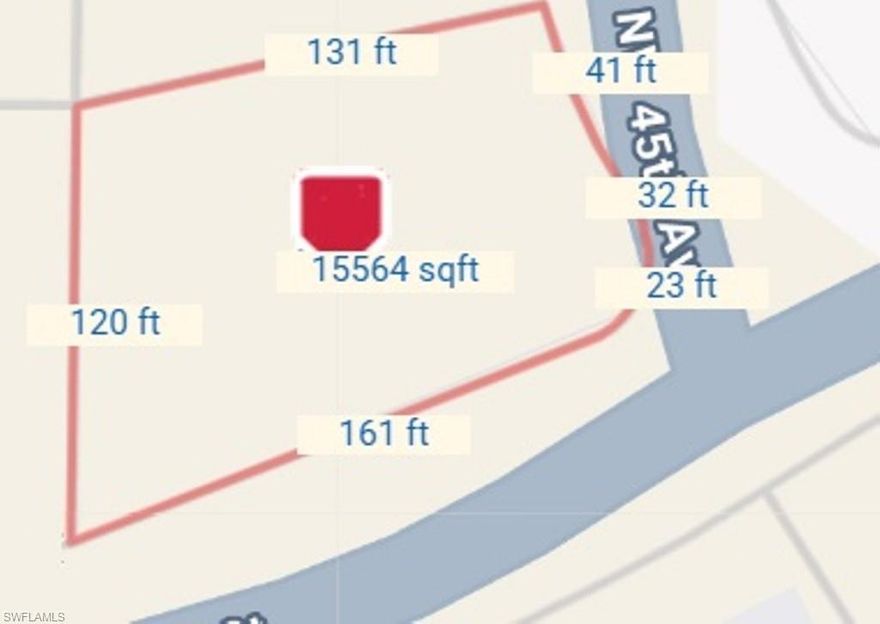 LOCATION! Oversized! CLEARED! Corner lot in a neighborhood of beautiful homes. This lot is directly across from upscale Direct Gulf Access homes on the large Lugana Lake attached to the NW Spreader Canal. Measures .36 acres, which is larger than most triple lots. Plenty of room to build almost any single family home/garage combination. City Utilities are YEARS AWAY currently planned in North 11 with last published schedule as 2045. Quiet neighborhood preferred by those wanting an upscale location of attractive homes. Very walkable as evidenced almost any day by friends and neighbors taking a stroll. Pictures don't do this neighborhood justice. Go visit and fall in love!