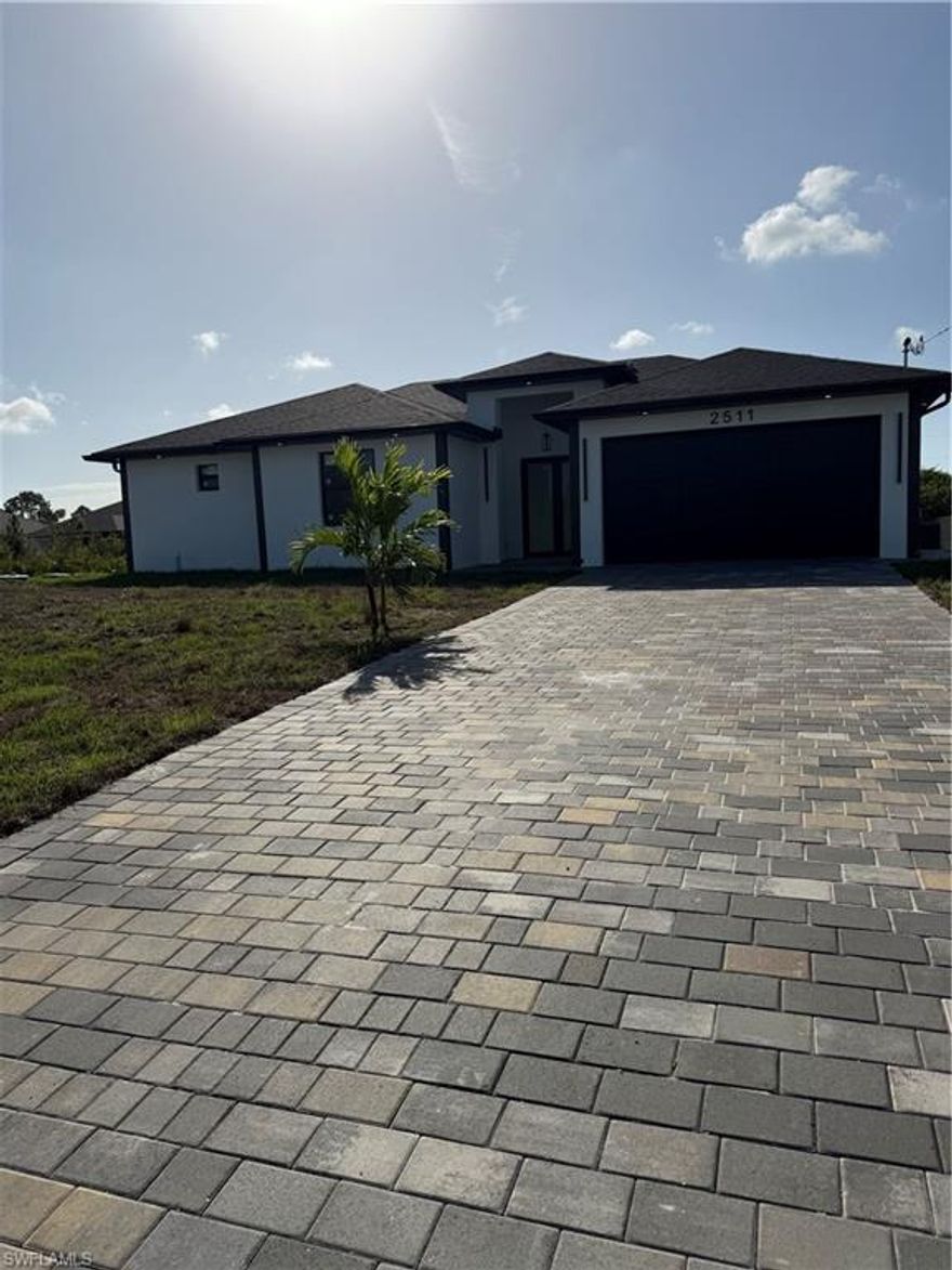 MOTIVATE SELLER. This Beautiful New Construction- 3/2 bath. Some features that makes this home unique are the 32 X 32 porcelain tile,8 ft doors throughout, 10 ft tray ceiling with fans, IMPACT RESISTANT windows & doors, lanai floors and exterior kitchen fully screened and matte black fixture. As you walk into the Kitchen you will notice the beautiful quartz countertops, soft close kitchen cabinets, Stainless steel appliances,LED lighting throughout the home. The house is in a quite neighborhood that is proximity to schools, grocery stores, fire station, hospital and close to Lee Blvd and SR 82. You won’t be disappointed, Won’t last long! Must come and see this property. We offer Closing Incentives.