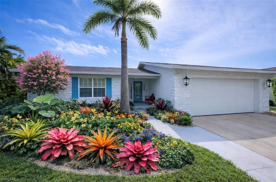 Beautifully renovated and turnkey furnished, this Westlake gem offers the perfect blend of style, comfort, and location. Featuring a saltwater heated, caged pool, this 3-bedroom, 3-bath home has been thoughtfully updated with an open-concept floor plan, new kitchen with center island, and plank tile flooring throughout. The primary suite features a king bed, with queen beds in both guest rooms, and all three bathrooms have been fully renovated with a spa-inspired feel. Designer furnishings from Ethan Allen, Arhaus, Clive Daniel, and Restoration Hardware complete the space. Enjoy morning coffee on the lanai, afternoons by the pool, and Naples sunsets in your private oasis. Ideally located just 1.5 miles to the beach and close to Clam Pass, Venetian Village, Waterside Shops, and 5th Avenue South. A two-car garage with epoxy flooring adds convenience, along with nearby dining, shopping, golf, tennis, and biking. A perfect full-time residence, seasonal retreat, or ideal property to enjoy while building or renovating nearby. Come Live Your Dream Naples!