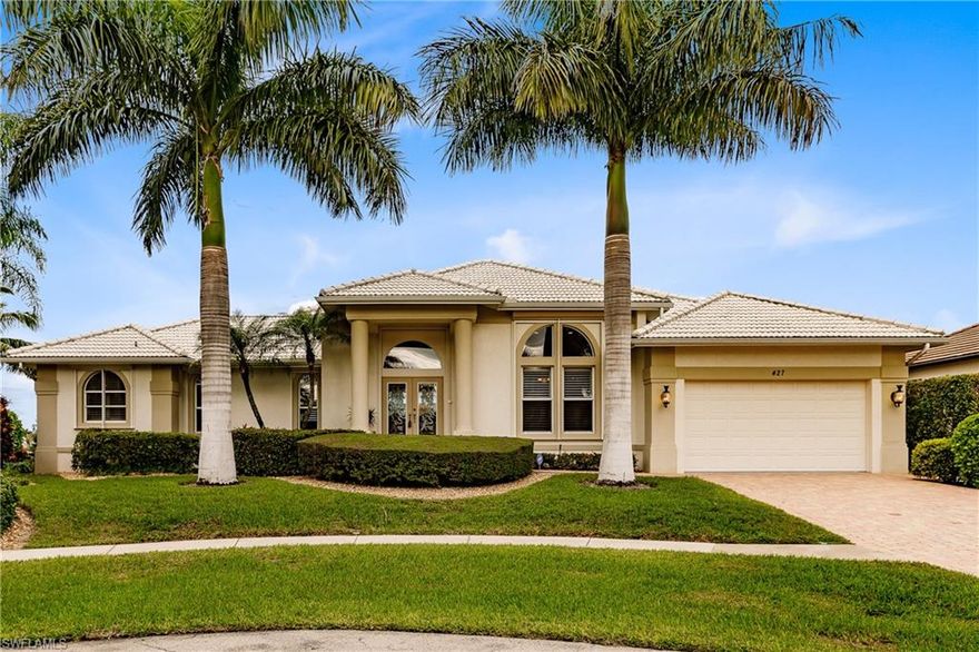Simply Stunning! Located in the prestigious Tigertail Beach neighborhood, this 3 Bed, 2 Bath home is walking distance to Tigertail Beach and offers premium, wide water views of Clam Bay. Open floor plan w/vaulted ceilings provides a large & comfortable setting for gathering & entertaining. A beautifully updated kitchen w/SS appliances, Shaker style cabinetry, granite countertops, & large island overlooks the great room, enhancing the layout of this home. Updated baths w/walk-in, travertine showers & elegant vanities included. Dining room steps from main living area allows for an inviting yet private setting. Home is tiled throughout w/new plantation shutters showcasing an elegantly clean design. Step outside to an expansive travertine deck & screened lanai w/ picture window views of open water & amazing sunset colors! Covered area is ideal for outdoor dining alongside the large pool. New Range & Washer (2020), A/C System (2018), Fridge (2017), & Pool Equipment (2019). Enjoy 124ft. of seawall & your own private dock w/lift & kayaks for immediate enjoyment. Electric Roll-Down Storm Shutters throughout home! Furniture is included.