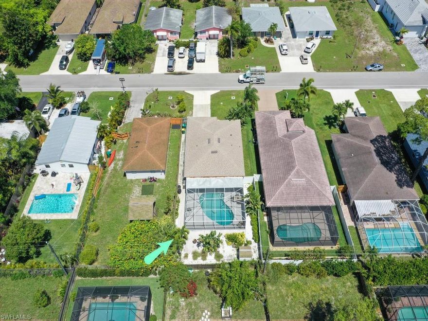 *VIRTUAL HOME TOUR AVAILABLE* Naples Park turnkey furnished pool home! Walk or bike to Delnor Wiggins State Park, Vanderbilt Beach, Trader Joe's, Starbucks and much more. The home has been used as a vacation rental for past year. Purchase as an investment rental property or make this lovely pool home your own. The large pool has a sunny South facing exposure and ample pool deck for relaxing or entertaining. This home is a two bedroom two bathroom home and has been tastefully upgraded and decorated, New AC 2020. The private fenced back yard and one car garage make this the perfect home. VIRTUAL SHOWINGS AVAILABLE.