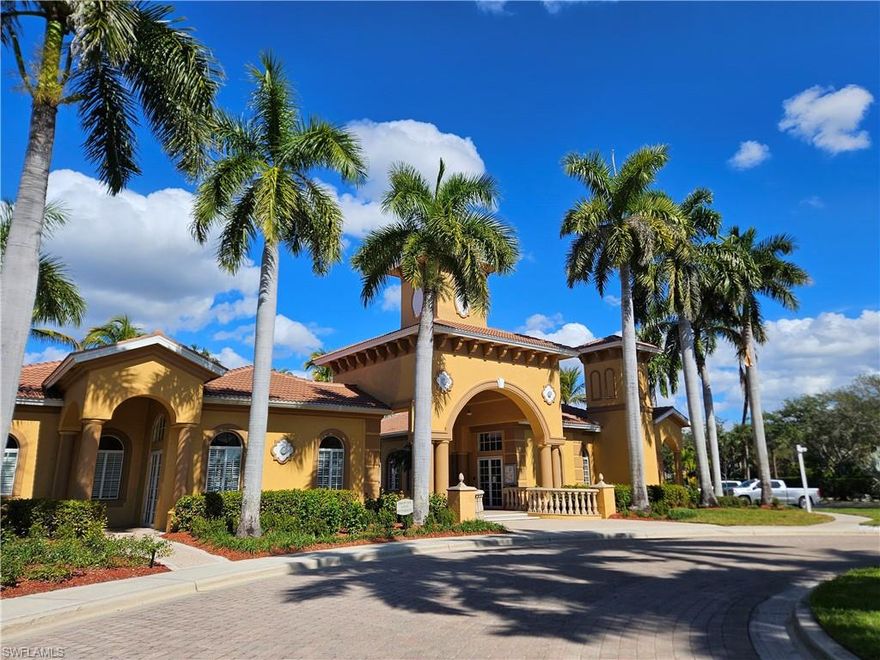 This beautifully updated 2nd floor unit has 1 bedroom, 1 bathroom and a 1 car deep and private garage.   There is no one above you so it’s nice and quiet.   Gardens at Beachwalk is known for its outstanding location, close to white sand beaches of Fort Myers, Sanibel, and Captiva.   This unit has upgraded appliances, wainscotting, crown molding, tile backsplashes, granite countertops, volume ceilings, light and bright throughout, fresh newly installed designer carpet, designer lights and fans, the washer/dryer is conveniently located inside your new home and is just a few years old, upgraded cabinetry, a newer high efficiency air conditioner and heating system, fresh paint inside and fresh epoxy paint to dress up your new garage floor, (which is deeper than most), and a generously sized balcony overlooking lush palm trees and tropical landscaping.   This unit has low monthly fees of just $349.00 per month which pays for your outstanding resort amenities.   It’s move-in ready and would make a perfect primary residence or vacation getaway.  Publix and restaurants are a short walk across the street and you can take healthful strolls around your community rife with lakes and park benches and make new friends.   YOU NEED A WINTER RESIDENCE, and this is the affordable place you have dreamed of.  Please call today for your private tour!