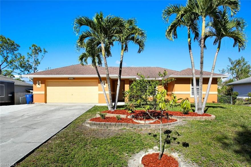 This charming 4-bedroom 2-bathroom home located in San Carlos Park is everything you’ve been looking for. The open floor plan makes it great for entertaining and spending time with your loved ones. The home has recently been updated with new flooring, new kitchen cabinets, granite counter tops, newer AC, and enclosed lanai. Located near San Carlos Community Pool which is great for some family fun. Call today for your private showing of this well priced home with no HOA fees. Visit the video tour for a spectacular view of this property.