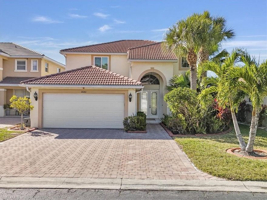 This 5-bedroom, 2.5-bath single-family home offers a flexible layout with 2,661 square feet, lakefront setting, and a gated community location in Fort Myers. With the primary suite on the first floor and multiple living areas, the home supports everyday living, entertaining, and long-term use with clear separation of space.
The interior features a light-filled living room with soaring ceilings and an updated kitchen with off-white wood cabinetry, granite countertops, and stainless steel appliances. The family room includes two oversized windows positioned to capture long lake views and sunset light, connecting directly to the extended screened lanai.
The first-floor primary suite overlooks the lake and offers privacy from the secondary bedrooms. Notable system features include impact windows, a tankless water heater, roll-down electric hurricane shutters, accordion shutters, and additional storm protection designed to reduce risk and maintenance concerns.
Outdoor living centers around the extended lanai with picture window screening, ideal for relaxing or hosting guests while enjoying open water views. The lot provides space for a private pool, while residents can also use the nearby community pool without added upkeep.
Plantation Preserve offers a low HOA of approximately $180 per month and quick access to Daniels Corridor, US-41, I-75, RSW International Airport, shopping, dining, hospitals, parks, trails, Hammond Stadium, and Gulf beaches.