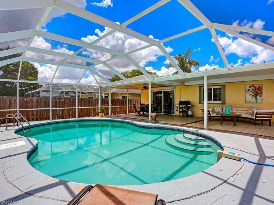 This beautifully updated home in Naples Park is now available as an annual rental, offered furnished or unfurnished to suit your needs. Ideally located just blocks from the beach, this 3-bedroom, 2-bathroom residence combines comfort, style, and convenience.

The home features spacious bedrooms, pristine bathrooms, and tile flooring throughout the main living areas. The updated kitchen is equipped with modern appliances and offers ample space for cooking and entertaining. An in-home laundry room adds everyday convenience.

Step outside to your private backyard oasis, complete with a large covered patio, generous seating area, and a heated pool—perfect for relaxing or entertaining year-round.

Additional features include a one-car garage and a prime location close to beaches, dining, and shopping. Whether you choose a furnished or unfurnished option, this home offers a flexible and comfortable way to enjoy the best of Naples living.