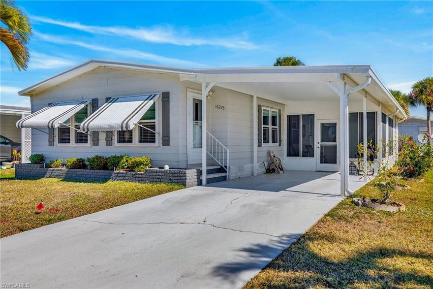 Don't miss this well-maintained, tastefully decorated 2-bedroom, 2-bathroom manufactured home, offering comfortable living space in the highly desirable Lee Plantation, a gated 55+ community in Southwest Florida. This turnkey, move-in-ready property blends modern upgrades with relaxed Florida living.

Inside, you’ll find a thoughtfully renovated kitchen designed for both everyday convenience and entertaining, with plenty of cabinets and countertop space.    The guest bathroom has nice wood cabinets with cultured marble and new finishes, and the enhanced laundry room adds additional functionality and efficiency. The spacious layout provides generous living and dining areas with newer laminate flooring throughout, creating an inviting atmosphere filled with natural light.  In addition to cathedral ceilings that open up the home.  The master bedroom has its own master bathroom with newer cabinets and fixtures.

Significant recent improvements offer added peace of mind, including a new roof installed in 2022.  

Lee Plantation is known for its beautifully landscaped grounds and vibrant community lifestyle. Residents enjoy a resort-style pool, outdoor hot tub, tennis and pickleball courts, bocce ball, shuffleboard, a fitness center, and an impressive clubhouse overlooking a scenic pond with fountain views. The welcoming atmosphere and active social calendar make this community popular with both seasonal and full-time residents.

Conveniently located just minutes from Fort Myers Beach, medical facilities, shopping centers, and dining options, this home offers easy access to everything Southwest Florida has to offer while still providing a quiet, tucked-away setting away from heavy traffic.

Whether you are searching for a seasonal retreat or a year-round residence, this property delivers comfort, location, and value in one of the area’s most sought-after 55+ communities.