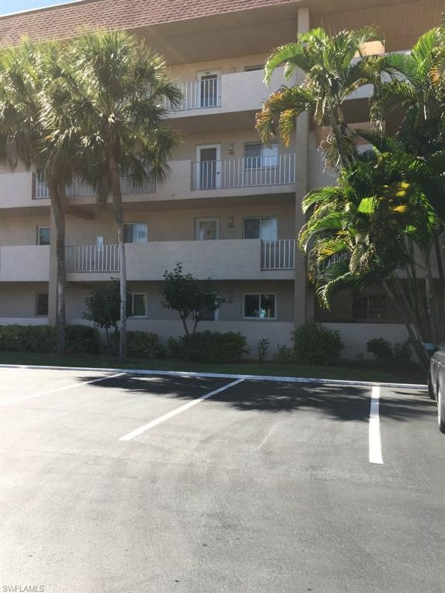 Rarely available first floor condo located on a gulf access canal with direct access to the Caloosahatchee River is ready for a new owner.  This is a gem!  The kitchen has been updated with granite, wood cabinets, canned lights, and wood-like flooring.  The windows were replaced with hurricane glass in 2014.  There are windows along the back of the unit that overlook the canal and showcase the beautiful sunsets over the river.   The Town and River Community has boat dockage for $1 per foot per month based on availability.  There is a large pool and clubhouse overlooking the canal, fitness center, tennis, and lovely surroundings.   If you are looking for the BEST in location and value, you will love this property.