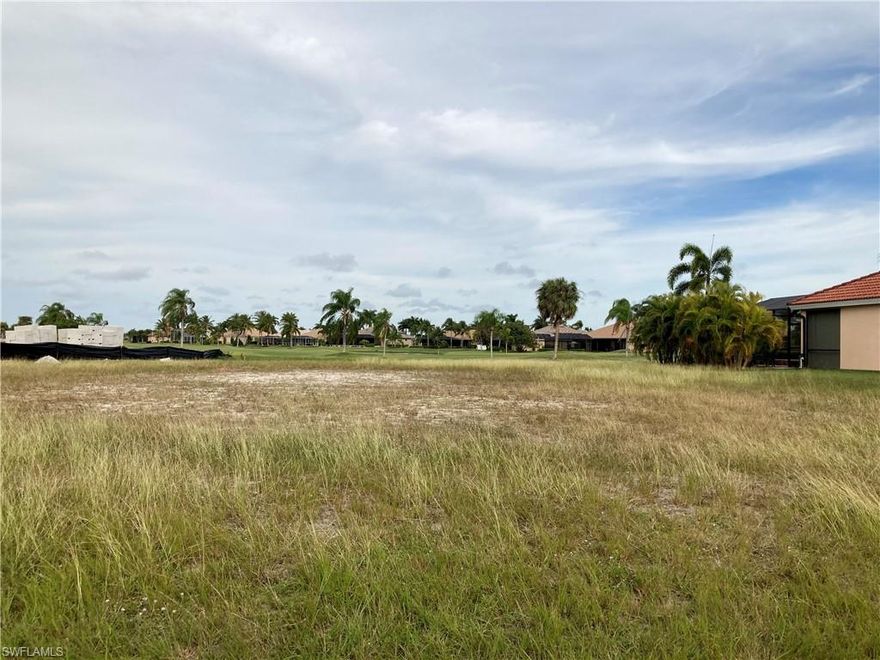 Beautiful lake front oversize lot in the gorgeous Cape Royal Gated Community. This community is in unincorporated Lee County with underground wiring. Many activities in Cape Royal like golf, tennis and full bars and restaurants.