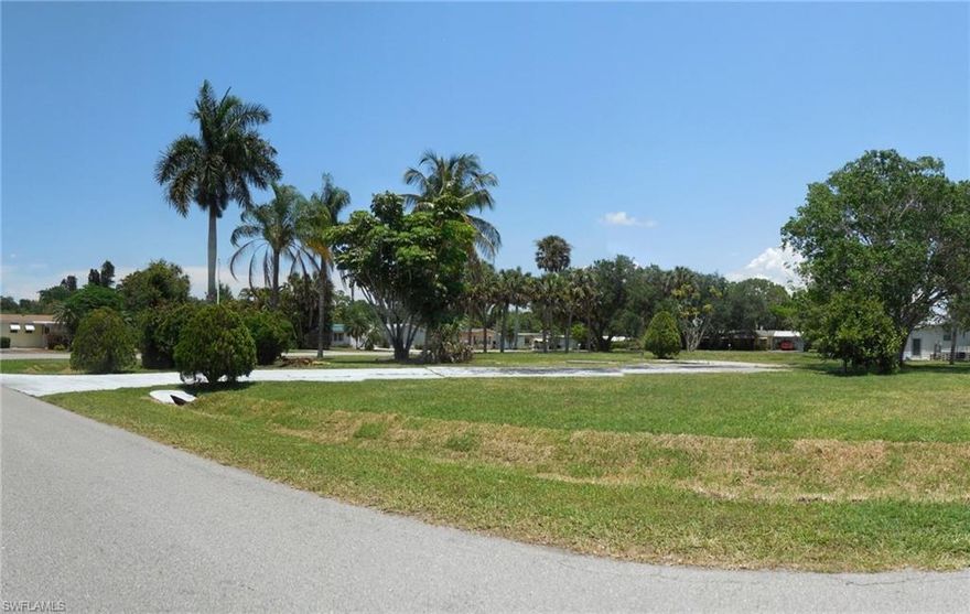 PUT YOUR NEW MANUFACTURED HOME ON THIS GREAT CORNER LOT IN A 55+ COMMUNITY WITH GULF-ACCESS BOAT RAMP! COMMUNITY POOL MEMBERSHIP INCLUDED AND IMPACT FEES ALREADY PAID ON A 1128 SQ. FT. HOME PREVIOUSLY ON THE LOT. CONVENIENT NAPLES LOCATION CLOSE TO RESTAURANTS, SHOPPING AND JUST A SHORT DRIVE TO NAPLES AND MARCO ISLAND BEACHES! THIS LOT WILL NEED AN ENTIRELY NEW SEPTIC SYSTEM.