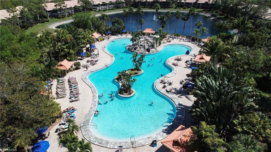 What an opportunity for this short term rental in the heart of Naples! This 2 bedroom, 2 bathroom condo is located in the amazing Falling Waters and is available for a semi-annual or off season rental. Walk in to this first floor condo and immediately feel at home. Beautiful and well maintained, this condo has vinyl flooring all throughout, updated kitchens and bathrooms and plenty of privacy. The west facing lanai is perfect for sunsets while you enjoy the wooded area. Falling Waters has a resort style amenities that are unparalleled.