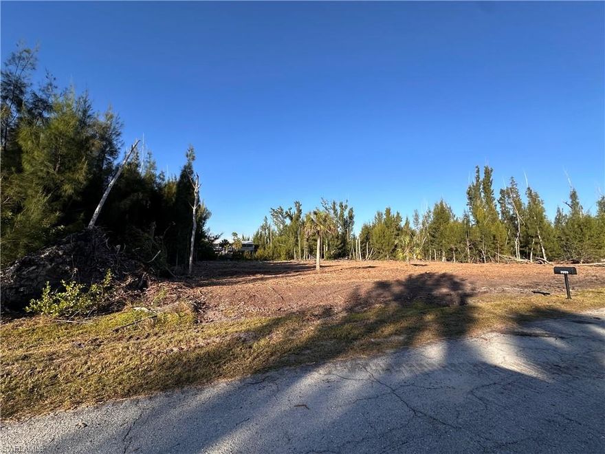 Searching for quick access to the Gulf of Mexico, Lee County Outer Islands, but don't want to pay the additional money to own a waterfront lot?  Here is your answer:  Pine Island had many boat ramps, close to shopping, restaurants, and plenty of peace and tranquility, native birds and plants.  Tropical Homesites is a lovely St. James City neighborhood with paved roads, and a Lee County Park at the end of Tropical Point Dr. where anyone can launch kayaks, canoes, paddleboards to enjoy the beautiful calm waters of Matlacha Pass, or just put a chair in the water and enjoy a wonderful day.  This almost one-third acre vacant lot was recently cleared and ready for you to build your dream home with no restrictions or HOA.  The adjoining lot is also available for $39,900, MLS #2025022363.