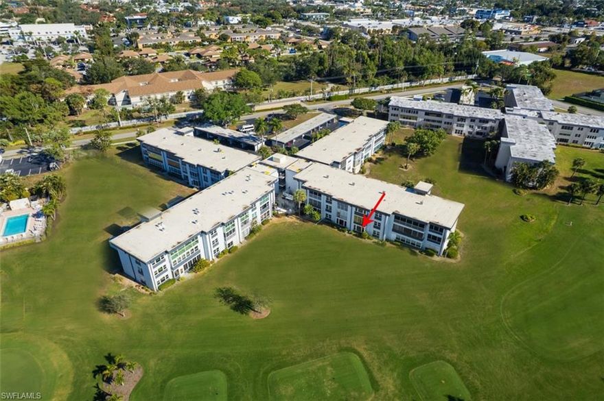 Desirable main-floor living on the 4th fairway in the sought-after Seven Lakes Golf & Tennis Community! This spacious Greenbriar floor plan offers 1,100 sq. ft. and is offered TURNKEY with quality furnishings and fresh interior paint. This well-maintained condo features Win Guard hurricane-impact windows, 2 bedrooms, 2 bathrooms, and an open lanai design that enhances interior living space. The kitchen features updated maple cabinetry, stainless steel appliances, Corian countertops and a tile backsplash. Both bathrooms have updated vanities and lighting. Walk-in closets. Recent updates include A/C (2022) and hot water heater (2023). Enjoy views of the newly renovated executive golf course in this bundled golf community—with NO golf transfer fees and NO green fees. Seven Lakes is an active 55+ community offering exceptional amenities: 6 heated pools ,6 Har-Tru tennis courts, Pickleball, bocce ball & shuffleboard, Fitness room, billiards, library, card rooms, Wood shop, crafts & hobby rooms, On-site restaurant, Full-time recreational staff with dinners, movies & dancing. Pet-friendly (1 pet under 25 lbs.) and 24-hour manned guard gate. The monthly condo fee includes bundled golf for 2, cable, internet Wi-Fi, water, sewer, trash, exterior insurance, and building maintenance. You only pay electric! Centrally located near shopping, dining, and beaches. End-of-February closing available. Come live the Florida lifestyle—this is paradise!