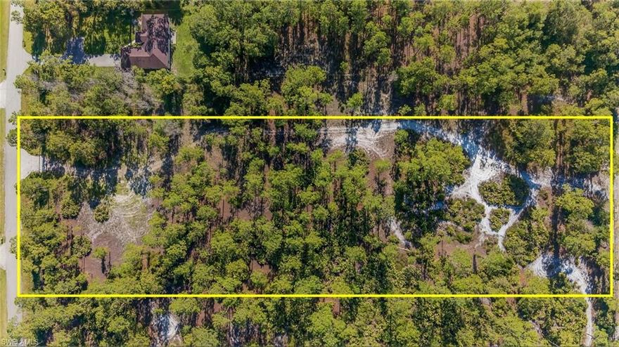 An informal 2018 study shows no wetlands! This is a fantastic opportunity to own 2.27 acres in one of Naples’ most rapidly growing and desirable areas. This private, quiet, and serene lot is full of mature landscape and offers the perfect setting for your dream home, surrounded by natural beauty while still being close to it all. Ideally located just north of Oil Well Road and west of Everglades Blvd, you’ll enjoy quick access to Big Corkscrew Island Regional Park, Winchester Plaza, and the vibrant Neighborhood Shoppes at Orange Tree. Opportunities like this don’t come often, so secure your slice of Naples today and create the lifestyle you’ve always envisioned!