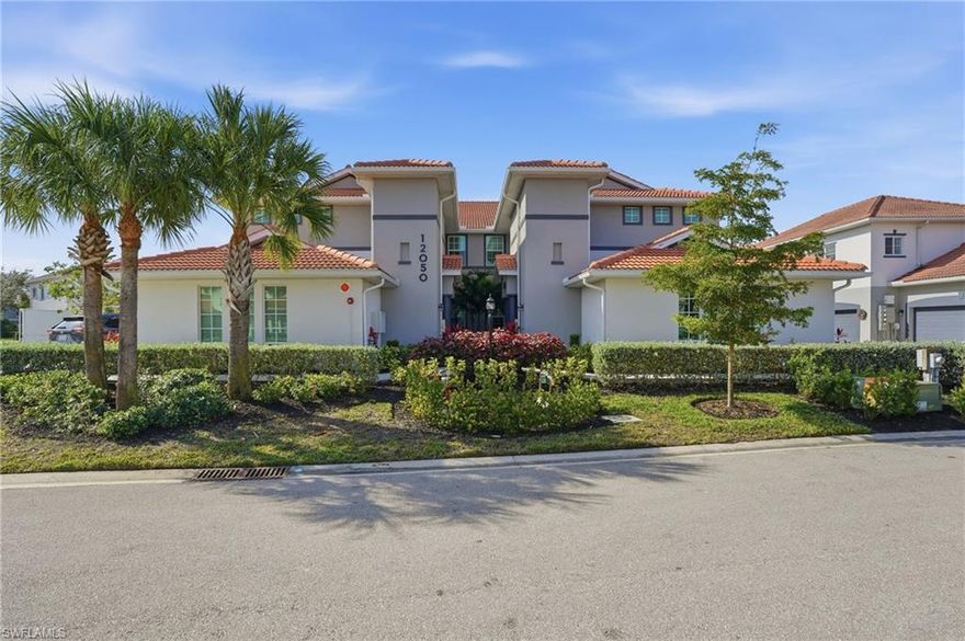 *Highly Sought First Floor, New Build Plan and Gorgeous!***Move-In Ready Coach Home in the Coveted Santa Luz at Gateway!** Welcome to your dream home in one of Gateway’s most desirable communities—Santa Luz! Built in 2023 and meticulously maintained, this beautifully finished first-floor coach home offers comfort, style, and unbeatable convenience. Step inside to find an open, sunny layout with large impact-resistant windows and sliders that flood the space with natural light. Enjoy peaceful mornings and relaxing evenings on your massive screened lanai, perfect for outdoor living any time of day, and tranquil sunsets. The home features a spacious two-car garage, sizable bedrooms, open great room. And, you're just steps from the community pool and gym—talk about easy living! Whether you’re lounging poolside or getting in a morning workout, everything you need is right at your fingertips. Santa Luz is loaded with amenities, and residents have the option to join The Club at Gateway, offering a signature golf course, resort-style pool, tennis, pickleball, and so much more. Water, Cable and Internet in your dues. And location? A No Flood Zone. You’re minutes from I-75, RSW airport, and all the shopping, dining, and entertainment the area has to offer. This home is truly move-in ready (yes, we said it), and priced to sell—don’t miss out on this unbeatable deal!